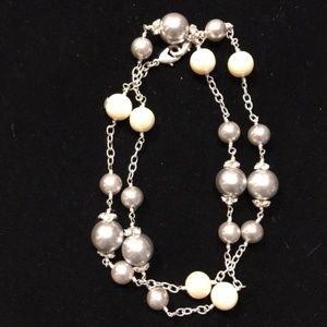 La Coco Silver Pearl Strand, necklace